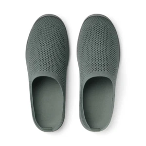 MUJI comfortable slippers made from recycled polyester M/22.5-25cm, khaki - Picture 1 of 4