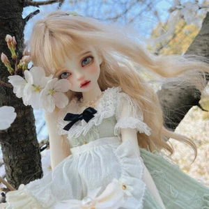 1/4 Resin BJD Doll Female Bare Nude Ball Jointed Body Eyes Makeup Birthday Gifts - Picture 1 of 11