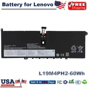 L19M4PH2 L19C4PH2 Laptop Battery for Lenovo Ideapad Yoga 9-14ITL5 82BG Series - Picture 1 of 9