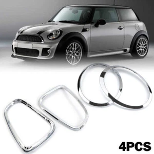 Headlight Frame Cover+Tail Light Ring Trim For 07-15 MINI Cooper R56 R57 R58 - Picture 1 of 9