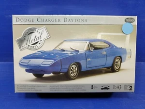 Testors Dodge Charger Daytona 1:43 Scale Metal Body Model Kit - Blue New in Box - Picture 1 of 1