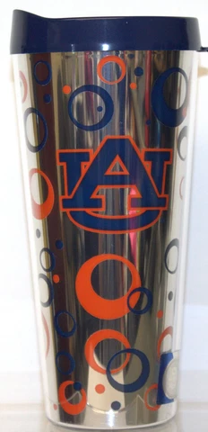 NCAA 22-Ounce Metallic Look Tumbler Cover