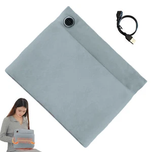 Rechargeable Electric Hot Bed Hand Warmer Fast Heated Insulated Folding Blanket - Picture 1 of 12