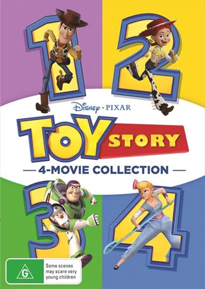 TOY STORY Quadrilogy 1 2 3 4 : NEW Disney-Pixar DVD - image 1 of 1