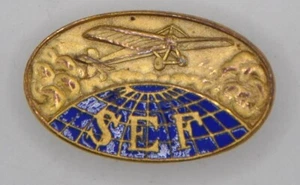 Aviation civile - S E F société française boutonnière MOURGEON Paris - Picture 1 of 2