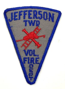Jefferson Township (unknown state) Volunteer Fire Dept Patch - Picture 1 of 2