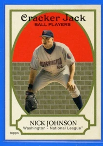 2005 Topps Cracker Jack Washington Nationals Baseball Card #131 Nick Johnson - Picture 1 of 2