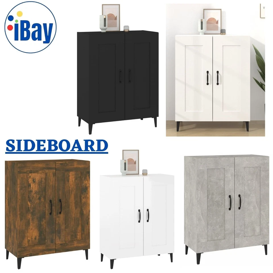 Sideboard Storage Cabinet Wooden Cupboard Buffet Highboard Side Cabinets vidaXL - Image 1 of 1