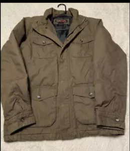 Tony Hawk "Grape Leaf" Coat Military Utility Zip Up Mens Size Medium EUC - Picture 1 of 8