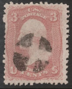 Scott #65 3 Cent Used 1861-62 Fancy Cancel 65SP28-11 - Picture 1 of 2