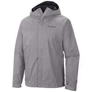 Columbia Men's Watertight II Rain Hooded Jacket Gray Small NWT - Picture 1 of 3