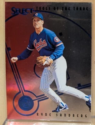 1997 Select TOOLS OF THE TRADE RED #8 Ryne Sandberg Knoblauch Cubs RARE INSERT - Image 1 of 2