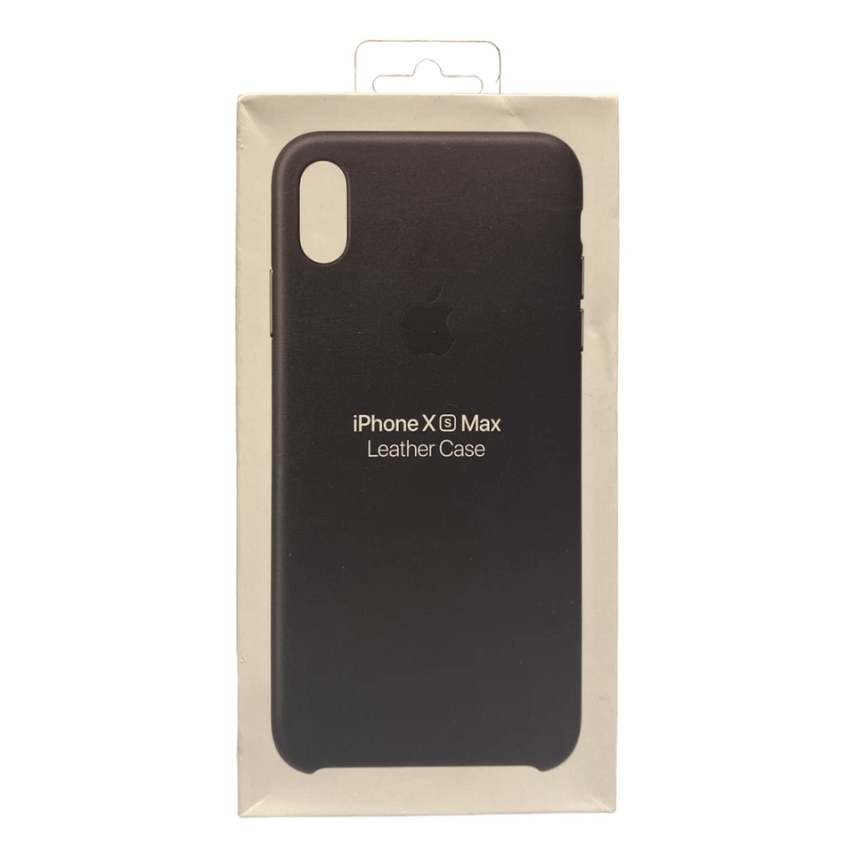 Apple Leather Case for iPhone XS Max - Black