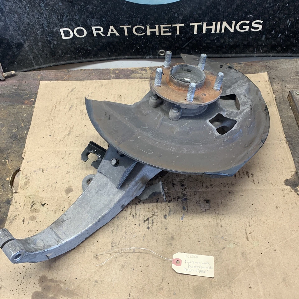 12-22 Infiniti Q50 Right Front Spindle Knuckle w/ Bearing Hub 40014-4GA0A - Image 1 of 4