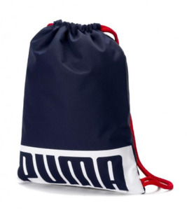 Puma Sports Gym Sack Training Bag Drawstring PE Team Kit Tote Football School