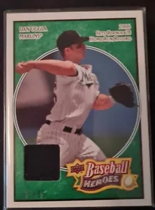 2008 UD Baseball Heroes Dan Uggla Jersey Patch /25 Marlins - Picture 1 of 2