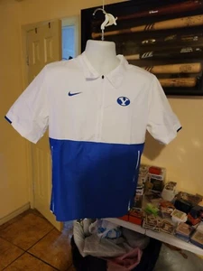 NWT'S Nike On Field BYU NCAA Short Sleeve Windbreaker Jacket S - Picture 1 of 2