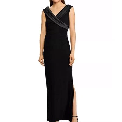 Ralph Lauren Jersey Off-The-Shoulder Formal Gown - Image 1 of 4