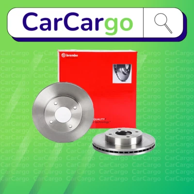 Par de discos de freno delanteros ventilados Brembo para Nissan NV200 1.6 16V 2010-2024 257 mm Foto 1 de 4