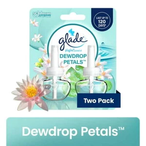 Glade PlugIns Refills 2ct – Dewdrop Petals Scented Air Freshener, 1.34oz - Picture 1 of 4