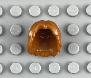 LEGO WEIBLICH DUNKELORANGE ZERZAUSTES MITTELTEIL HAARE Minifigur Zubehör - Bild 1 von 2