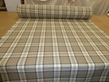 Tartan Checked Wool Effect Weave Upholstery Fabric (THREE COLOURS) Gleneagles