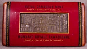 100th Anniversity Royal Canadian Mint Stamp and Coin Set Proof - Picture 1 of 4