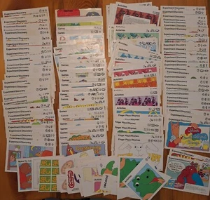 Vintage Sweet Pickles Preschool Program Activity Game Cards Discovery Fair Cond - Foto 1 di 10