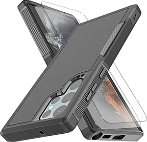 Funda Grado Militar Con Protector De Pantalla Case Para Samsung Galaxy S22 Ultra - Picture 1 of 6