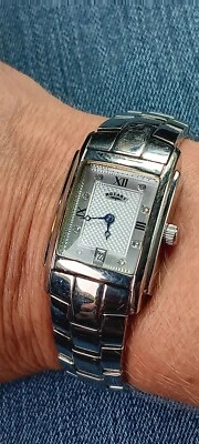 Rotary Diamond 5 Jewel Swiss Date Women's watch LB42 Works - Image 1 of 4