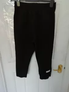 Gym Shark Size XS Ruched Cropped Jogger Black NEW Sports Trousers Leggings - Picture 1 of 11