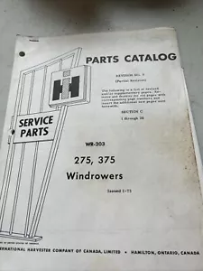 IH Catalogo parti 275, 375 Ventolatori - Foto 1 di 4