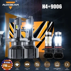 For Toyota Sequoia 2001-2007 AUXBEAM Canbus 6000K LED Headlight Bulb+Fog Lights - Picture 1 of 12