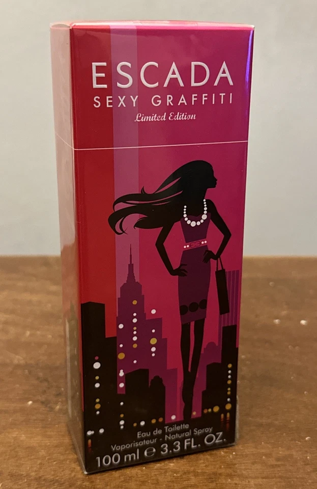 SEXY GRAFFITI BY ESCADA EDICIÓN LIMITADA 3,3 oz 100 ml edt spray nuevo sellado Foto 1 de 4