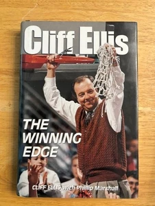 SIGNED Cliff Ellis The Winning Edge Basketball Coaching Book AUTOGRAPH - Foto 1 di 3