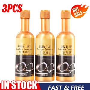 3PCS Boost Up Vehicle Engine Catalytic Converter Cleaner Multipurpose 120ML HO T - Picture 1 of 11