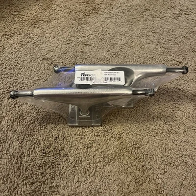 NEW Tensor Skateboard Trucks Raw Silver 5.5 (8.25") Aluminum Set - Image 1 of 4