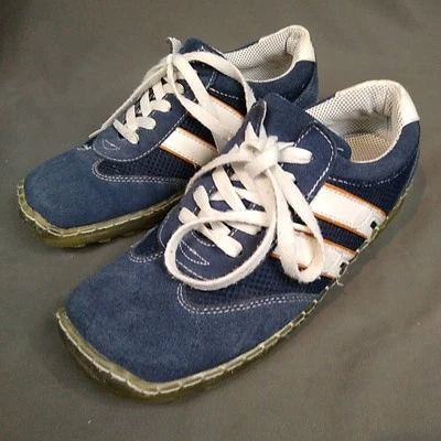 Splash Moda Calzado Suela Transparente Azul Suade Tenis Talla 9.5 Foto 1 de 4