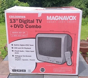Magnavox CD130MW8 13" CRT TV/DVD Retro Gaming in Box & Handbuch GETESTET ohne Fernbedienung - Bild 1 von 15