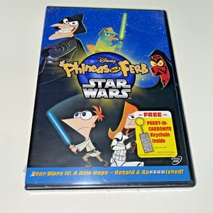 Disney Phineas & Ferb: Star Wars And 5 Bonus Episodes Brand New / Sealed - Foto 1 di 4