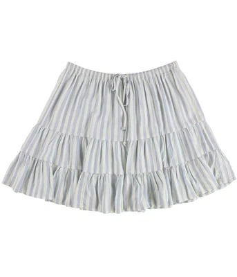 Minifalda American Eagle para mujer con capas fáciles, azul, mediana Foto 1 de 2