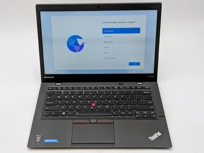 Lenovo ThinkPad X1 Carbon 3rd Gen 14" FHD I7-5600U 256GB SSD 8GB W11P Webcam - Image 1 of 4
