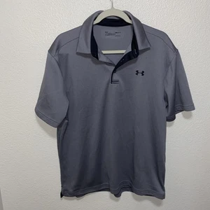 Under Armour Men’s Polo Size L Gray - Picture 1 of 5