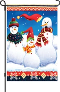 Bavarian Snowman Garden Size Flag PR 51715 - Picture 1 of 1