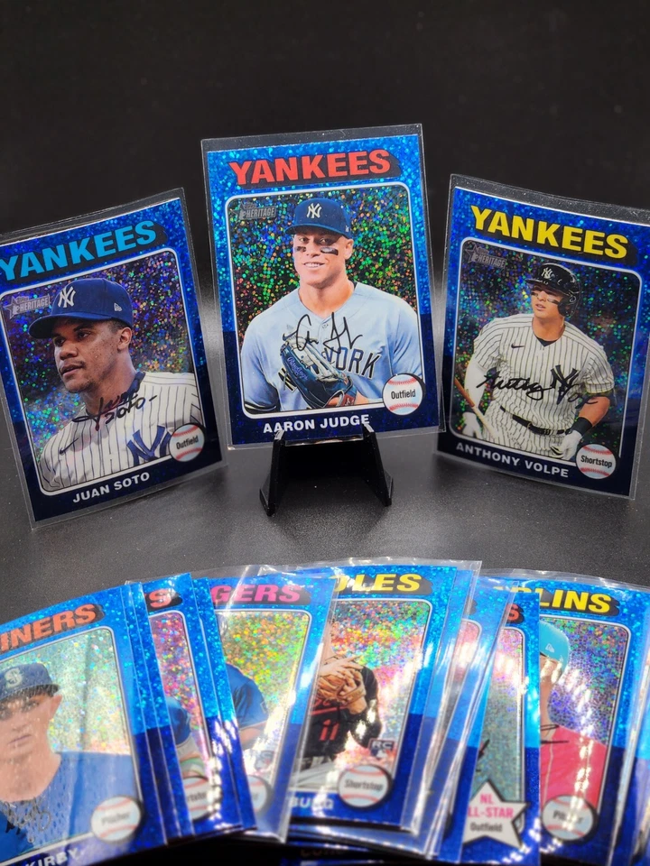 2024 Topps Heritage - Blue Sparkle (#1-500) You Pick - FREE SHIPPING - Image 1 of 1