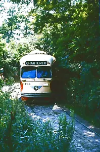 ORIGINAL KODACHROME SLIDE PITTSBURGH PCC #1738 ROUTE 21 FANTRIP JULY 21, 1963 - Picture 1 of 1
