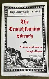 Borgo Literary Guides No. 8 - The Transylvanian Library : A Consumer's Guide to - Picture 1 of 5