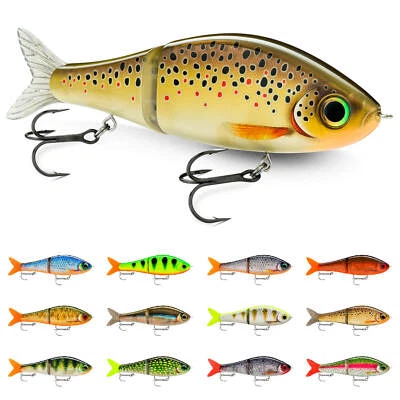 Rapala Super Shadow Rap Glide Wobbler Kunstköder Sinkend Zander Hecht Köder - Bild 1 von 3