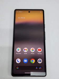 DEFECTIVE - Google Pixel 6a - 128GB - Charcoal - AT&T - GX7AS - 8554 - Afbeelding 1 van 4