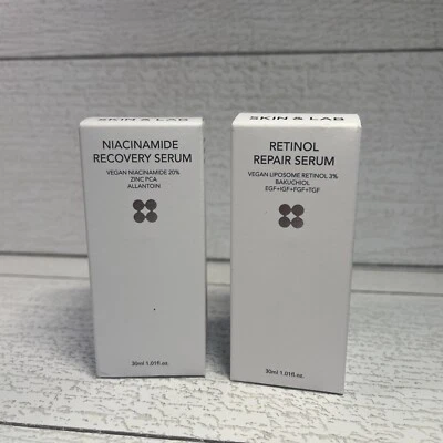 Lot Of SKIN&LAB - Retinol Repair Serum & Recovery Serum - US Seller 1.01 Fl. oz. - Image 1 of 4